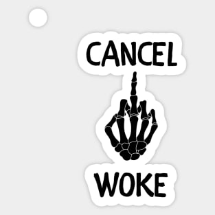 Cancel woke Sticker